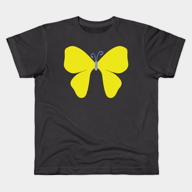 Neon Butterfly Repeat Kids T-Shirt by Jacqueline Hurd